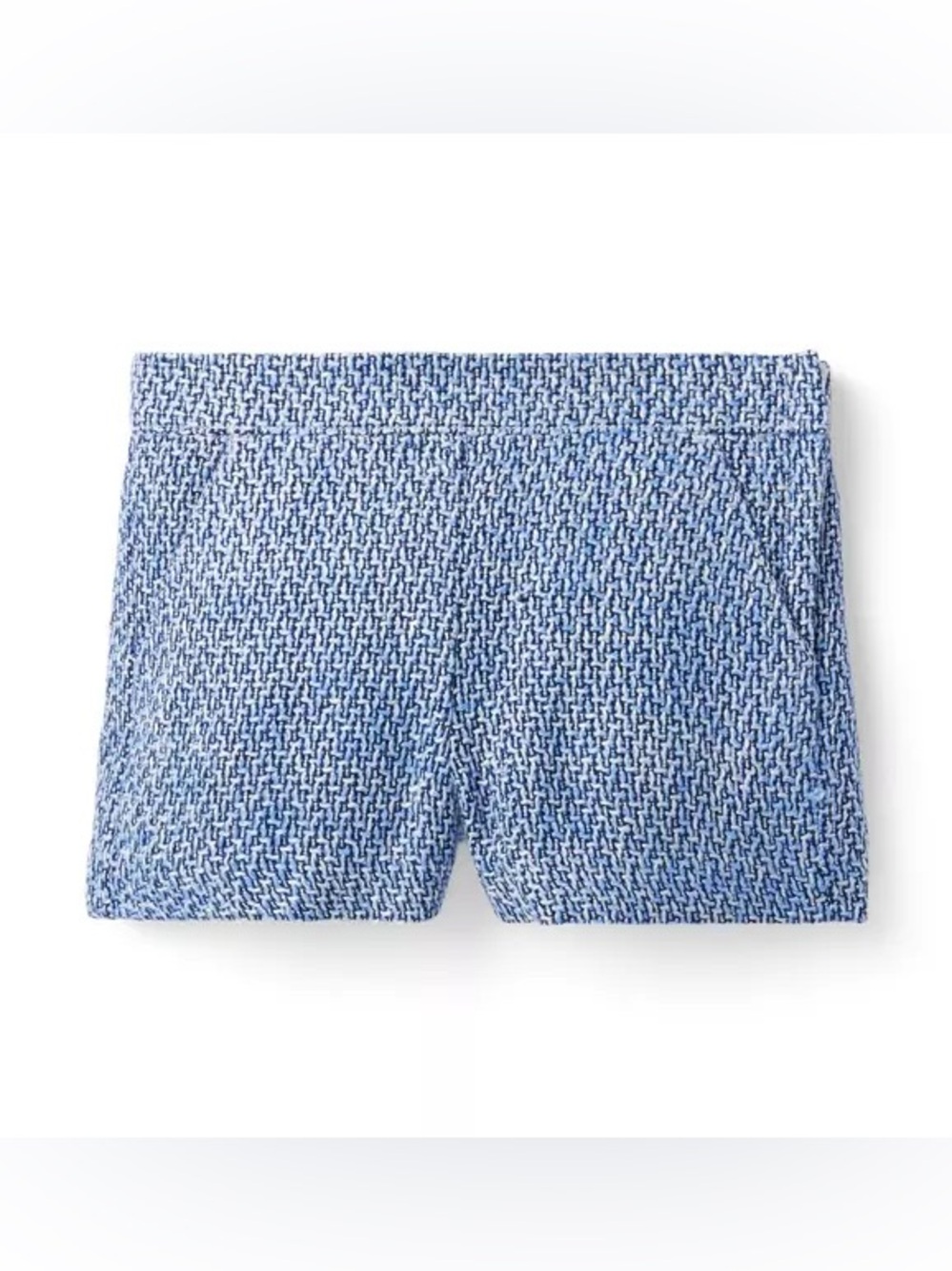 Janie and Jack Blue Tweed-Look Girls' Shorts